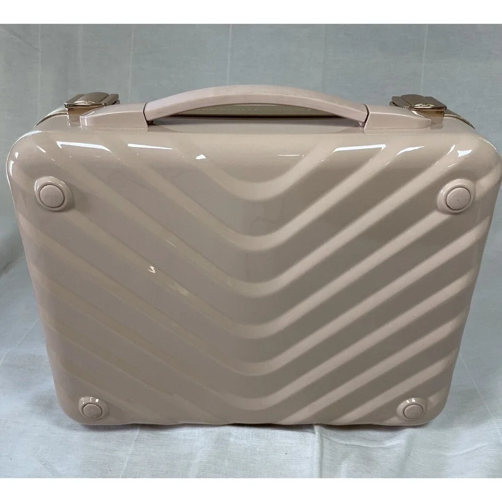 ROWNYEON Travel Makeup Case With Light Up Mirror - Portable Organizer and Train
